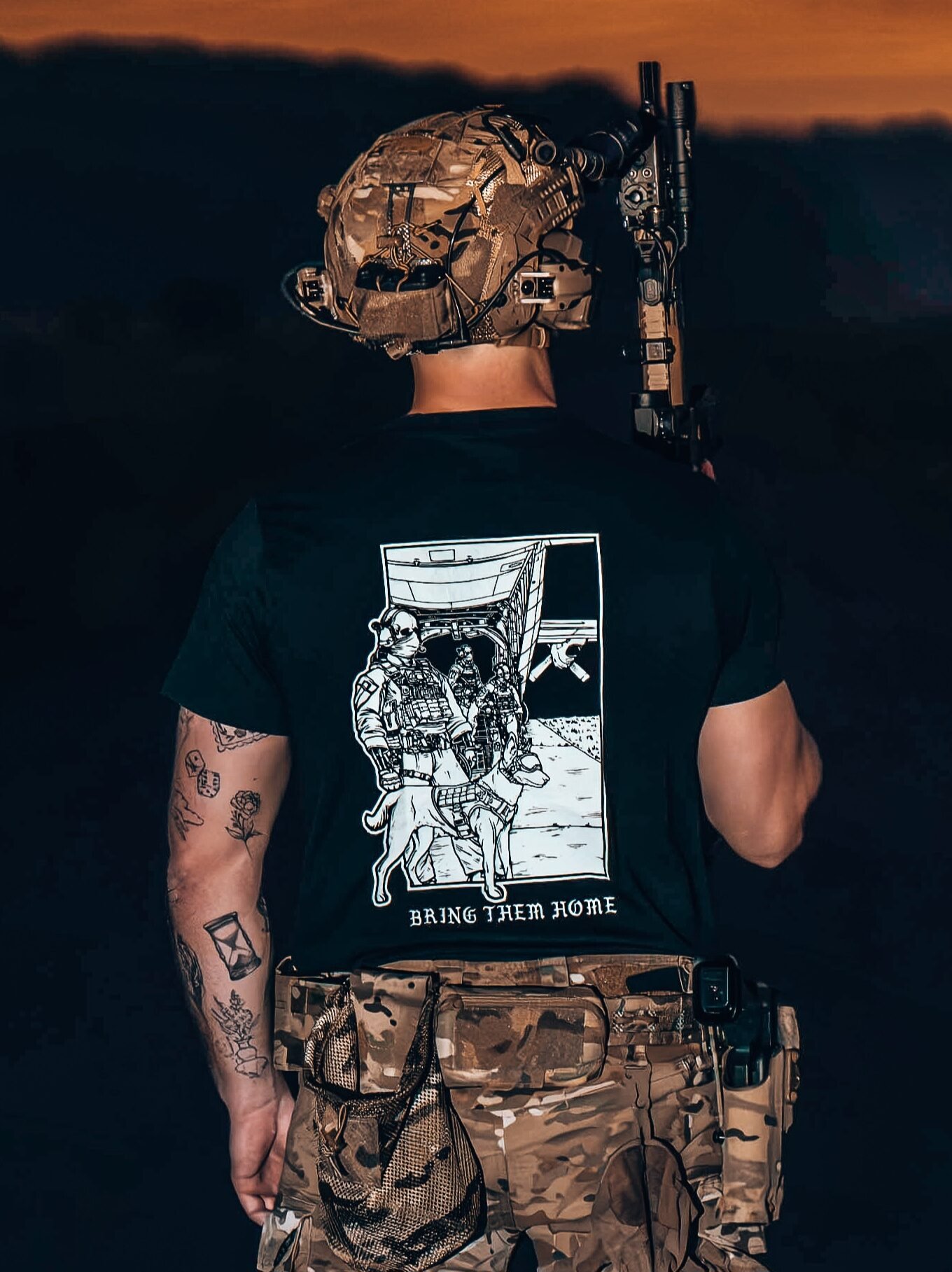 Bring Them Home T-Shirt, military apparel by The Trace