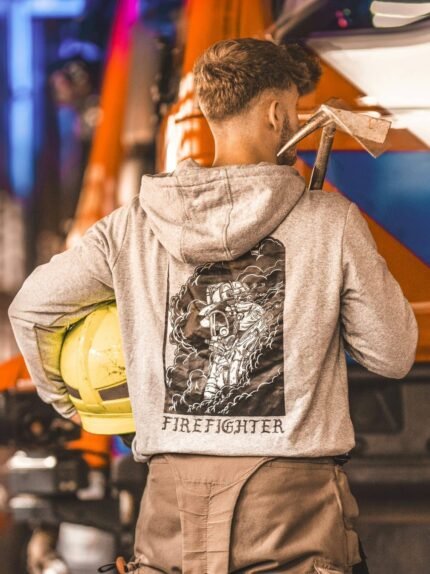 Firefighter Hoodie, military apparel by The Trace