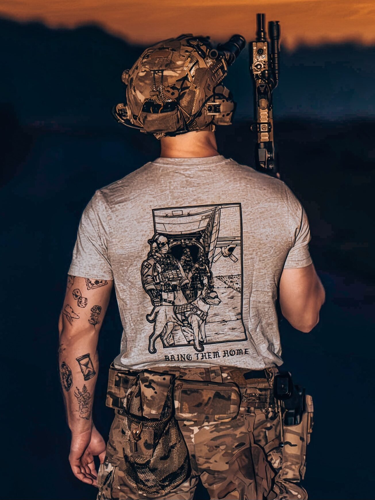 Bring Them Home T-Shirt, military apparel by The Trace