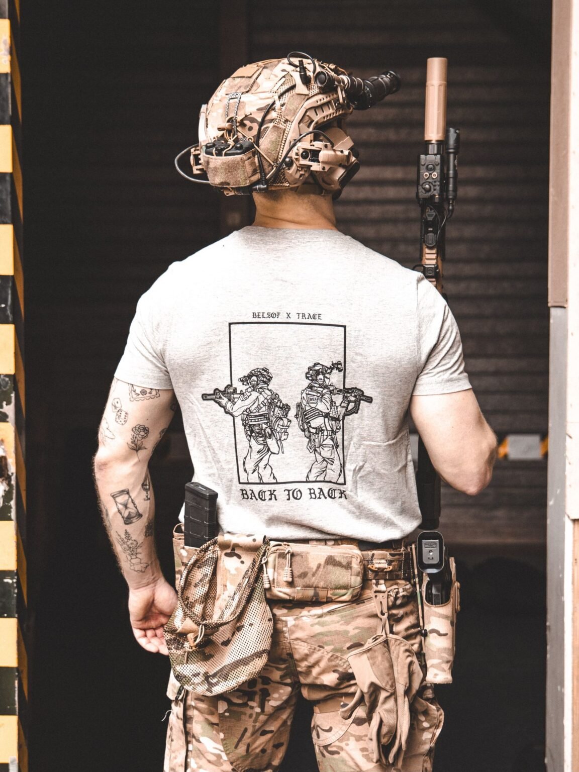 Back to Back T-Shirt, military apparel by The Trace