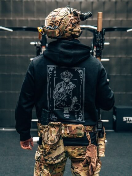 Earn Your Stripes Hoodie, military apparel by The Trace