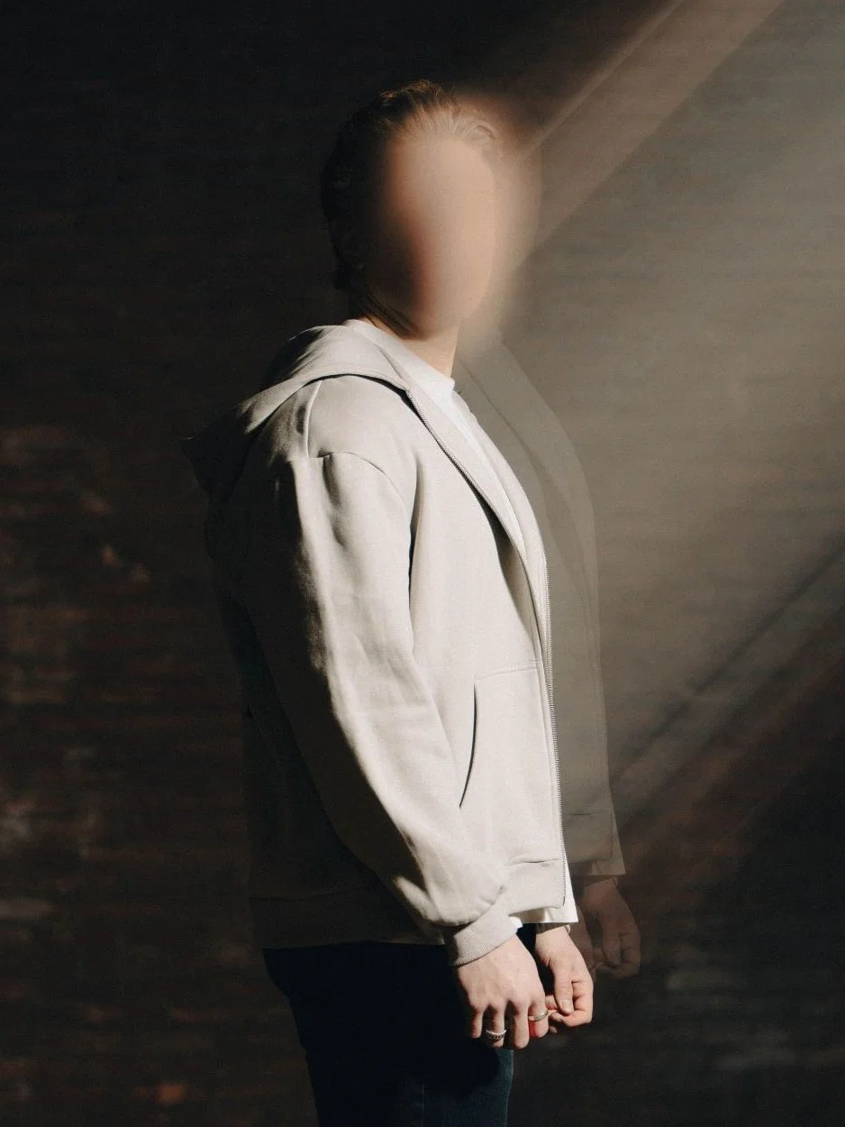 The Trace Premium hoodie featuring sleek and minimalist style with refined details