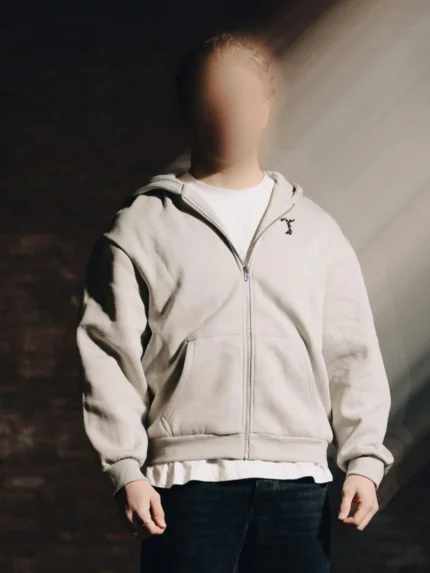 The Trace Premium hoodie featuring sleek and minimalist style with refined details