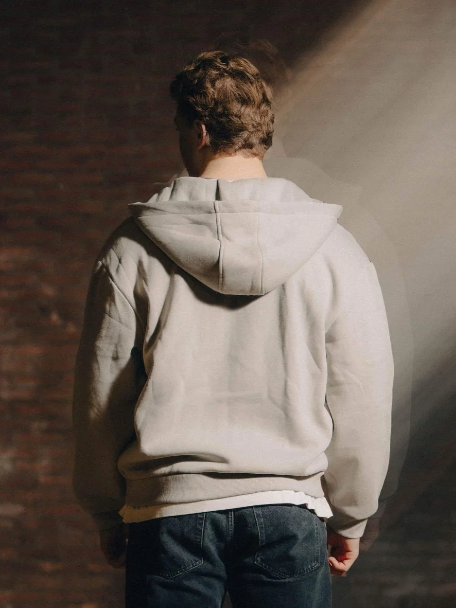 The Trace Premium hoodie featuring sleek and minimalist style with refined details
