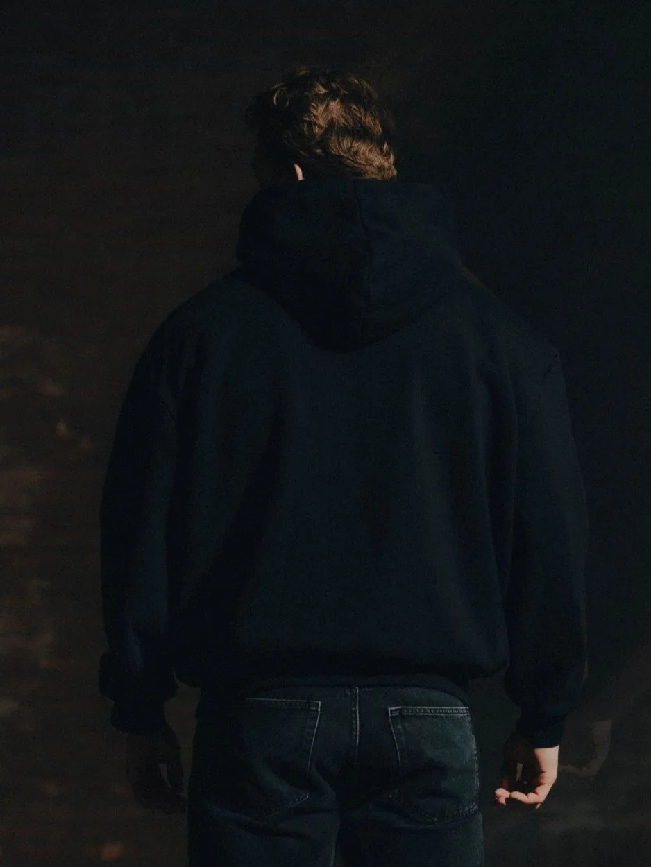 The Trace Premium hoodie featuring sleek and minimalist style with refined details