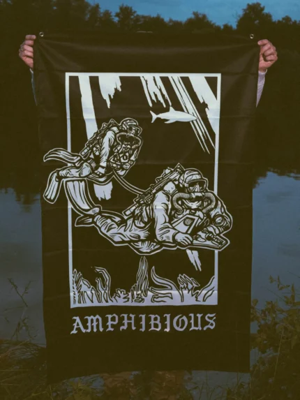 Amphibious Flag, military apparel by The Trace