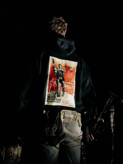 the trace halloween collection hoodie featuring the texas chainsaw massacre