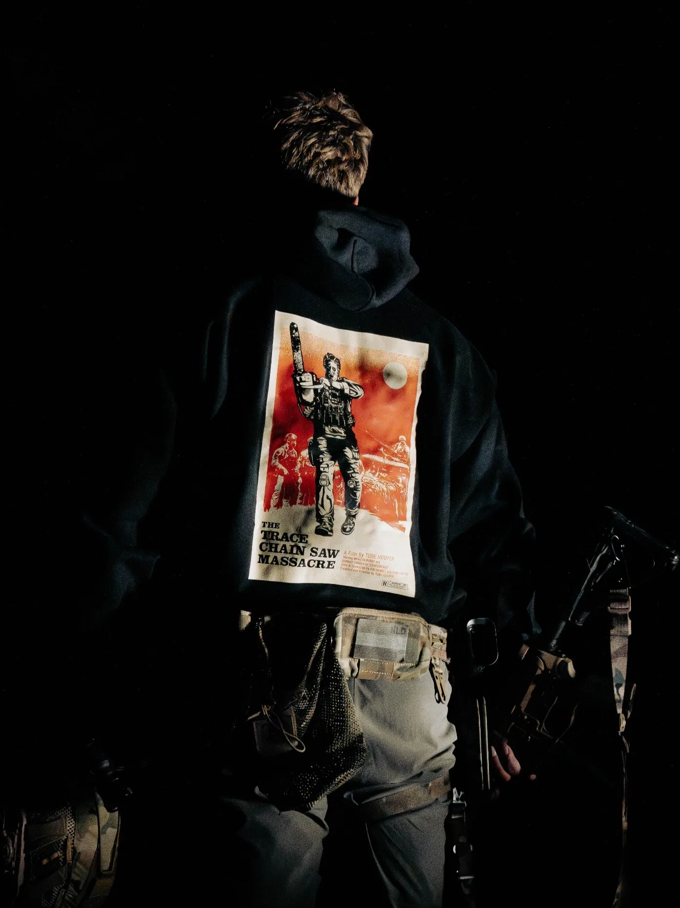 the trace halloween collection hoodie featuring the texas chainsaw massacre