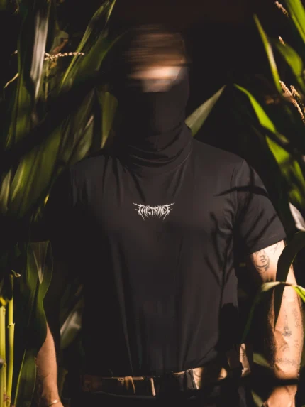 the trace halloween shirt with their logo on the chest