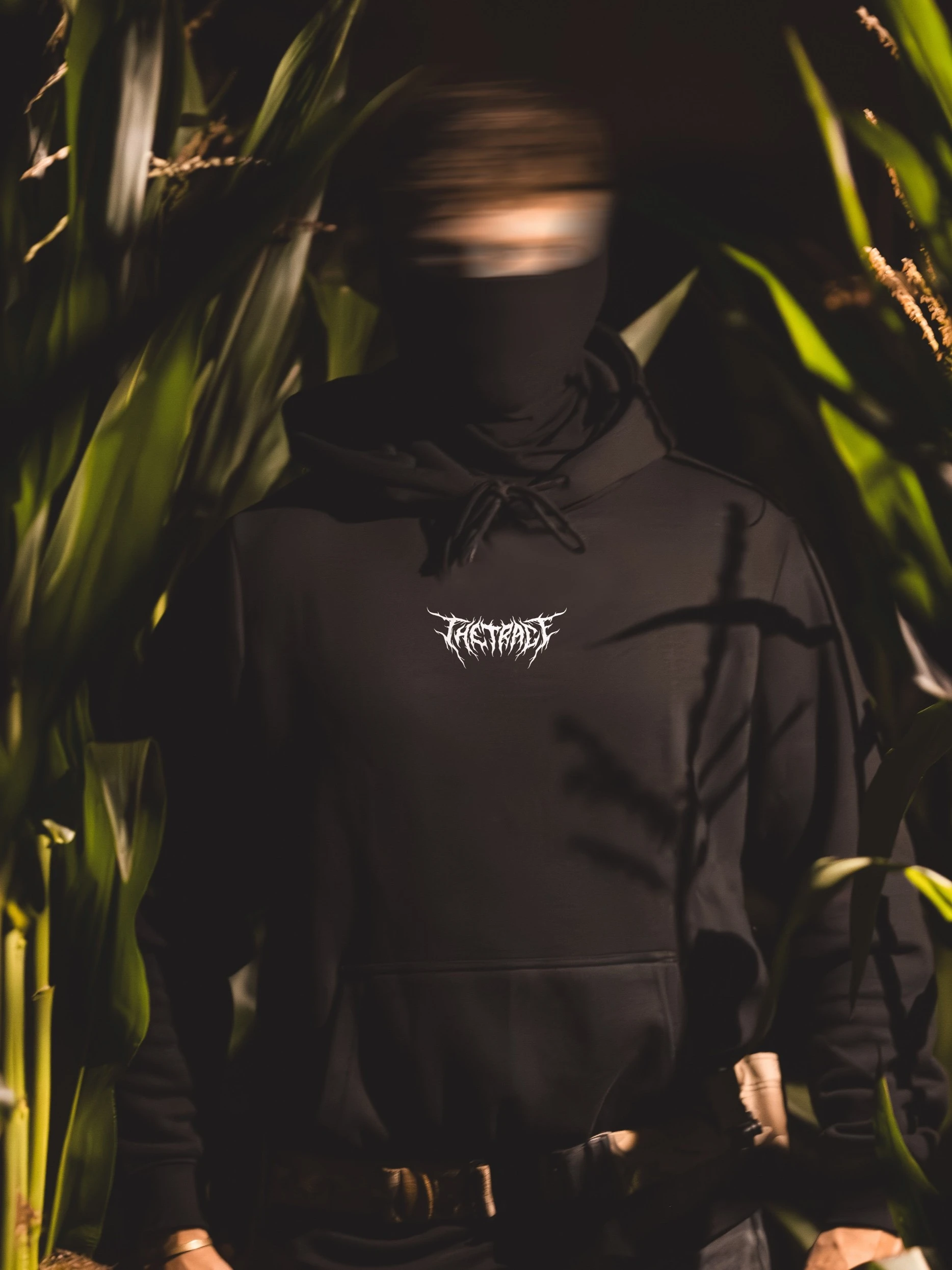 the trace halloween hoodie with their logo on the chest