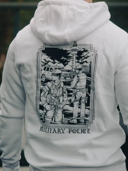 Military Police Hoodie, view 2 by The Trace