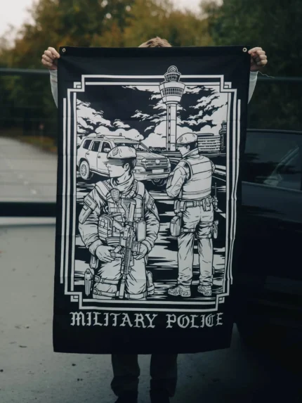 Military Police Flag, military apparel by The Trace