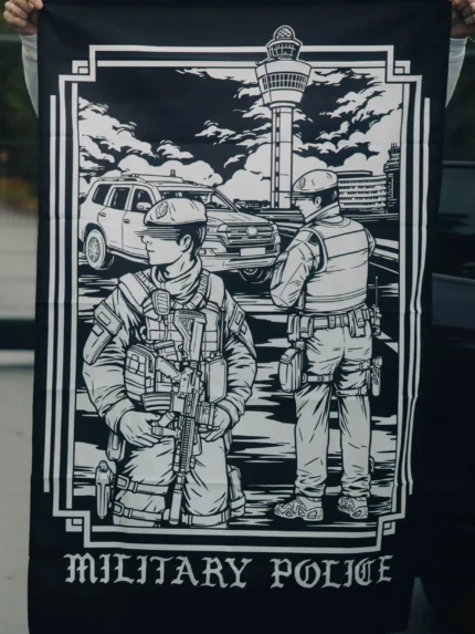 Military Police Flag, view 2 by The Trace