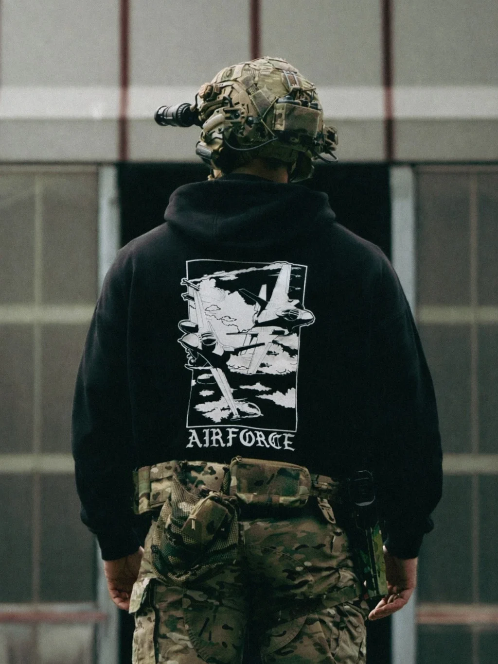 Airforce Hoodie, military apparel by The Trace