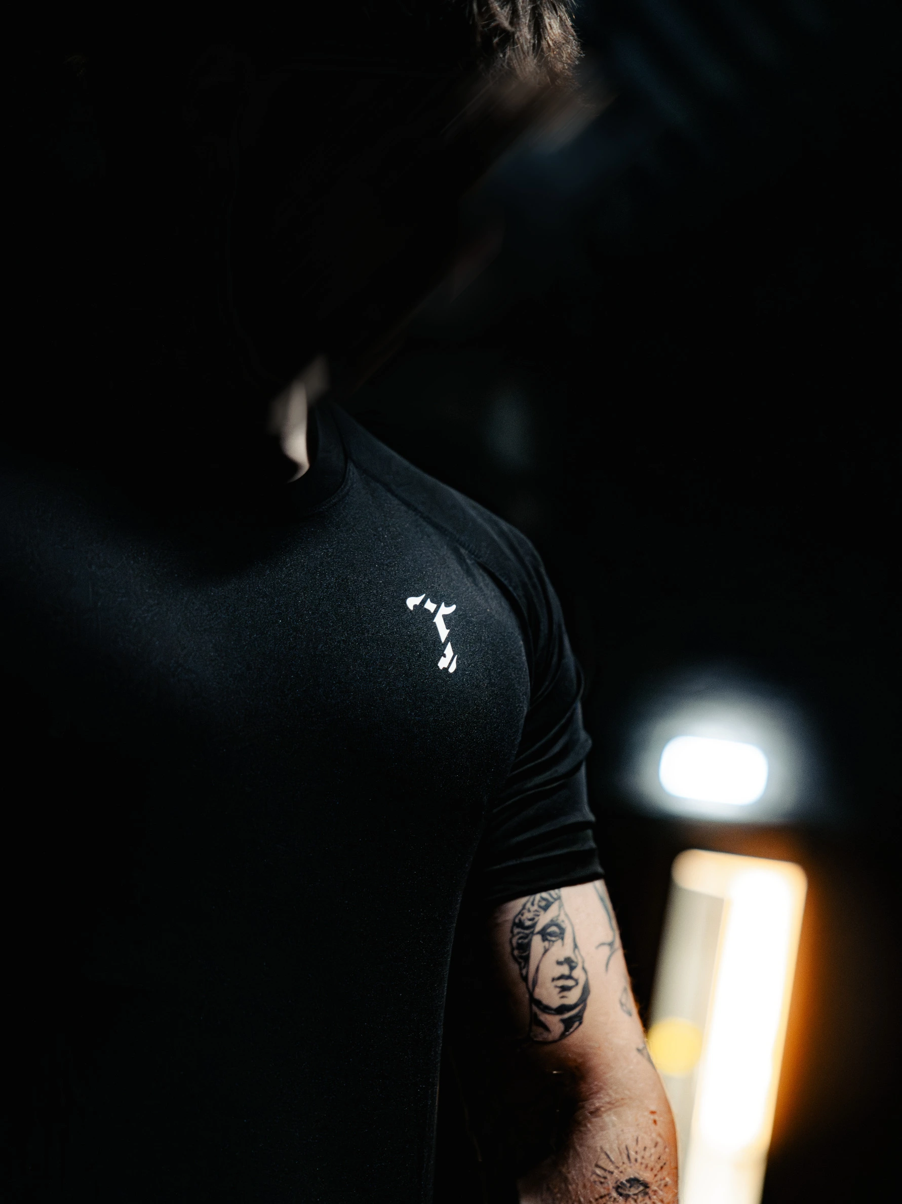 Muscle Fit Shortsleeve Tee, view 2 by The Trace