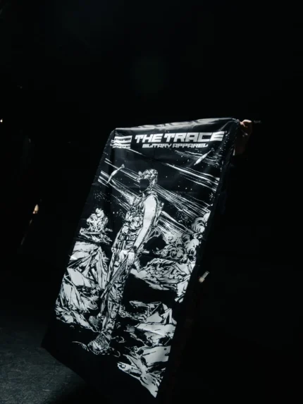 Limited Hold The Line Flag side view, military apparel by The Trace