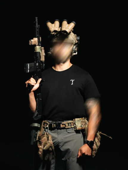Cameraman Never Dies T-shirt front, military apparel by The Trace